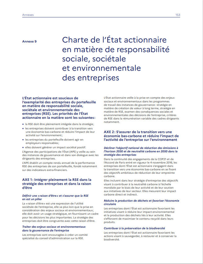 Couverture Charte état actionnaire
