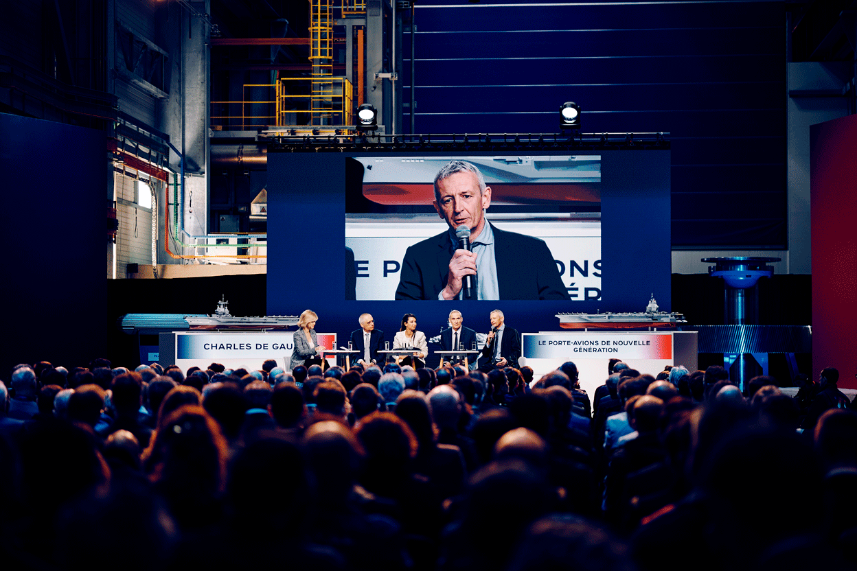 Rémi Clamens, Directeur Technique et innovation de TechnicAtome, lors de l'annonce du France Libre